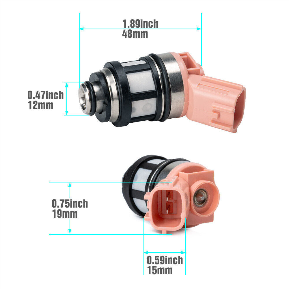 6x For 1996-2004 for Nissan Frontier Pathfinder Xterra 3.3L 166001800 Fuel Injectors