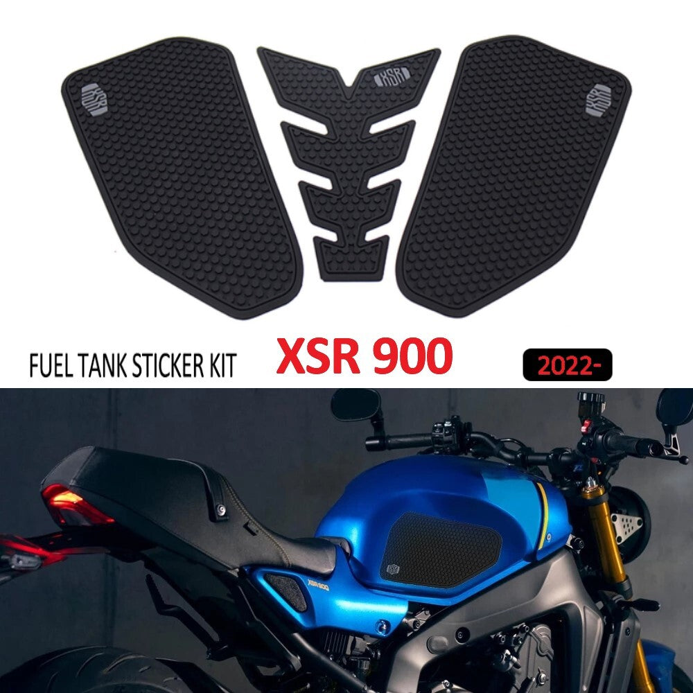 Motorcycle Anti-Slip Fuel Tank Pad Kit Knee Pads New for Yamaha XSR900 2022 2023