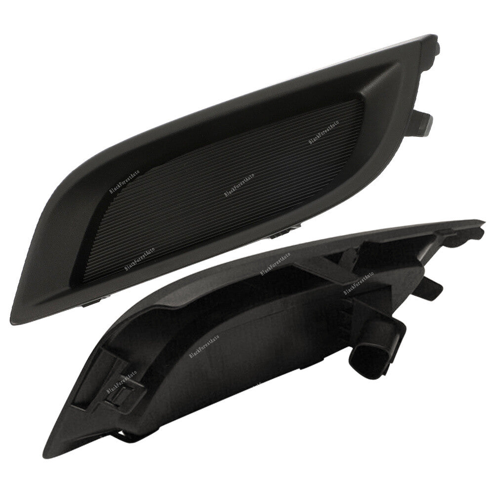 For 2010 - 2011 for Mazda 3 Unpainted Front LHRH Bumper Fog Light Lamp Bezel Cover