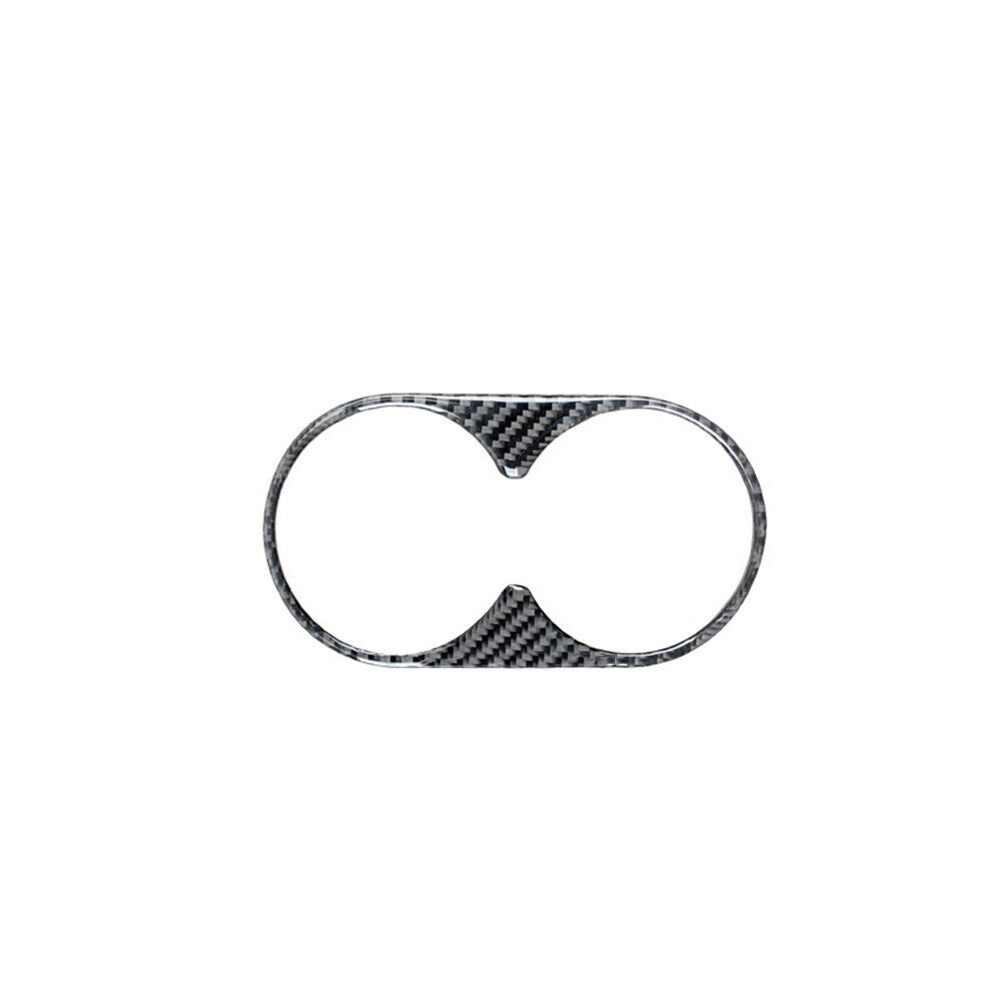 Carbon Fiber Rear for Seat Center Cup Holder Cover Trim for Honda CRV CR-V 2012-2016