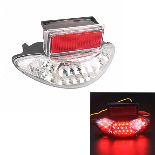1X Clear LED Taillight for Suzuki Hayabusa GSX1300R 1999-07 w/ Turn Signal Lamp