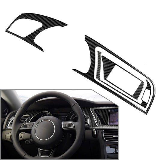 4x LHD Interior Instrument Panel Cluster Meter Dashboard Trim for Audi A5 RS5 S5