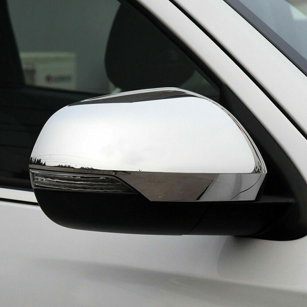 Side Door Mirror Chrome Cover Trim for Mitsubishi Montero/Pajero Sport 2016-2021
