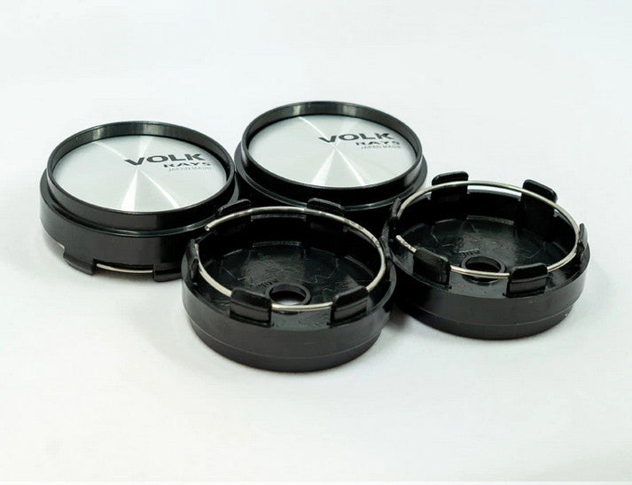 4x66mm wheel center cap, hubcap, rim cap, badge decal, roll finish, silver, black
