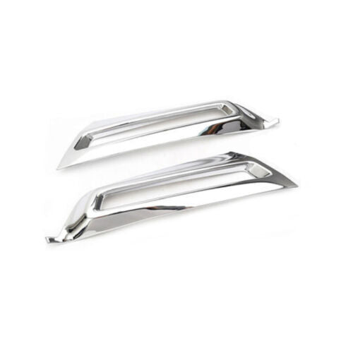 Chrome Front Fog Light Lamp Cover Trim ABS Fit for Honda CRV CR-V 2017 2018-2021