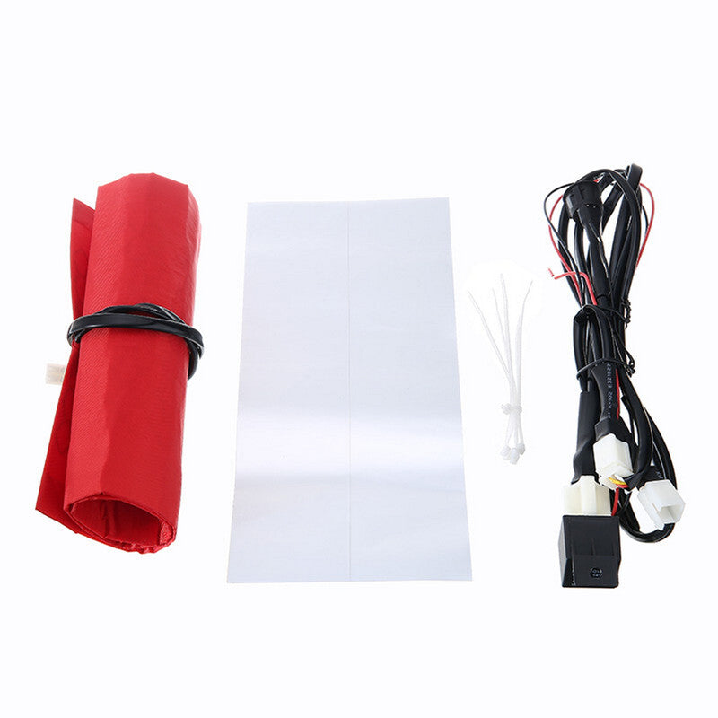 12V Universal Waterproof Carbon Fiber for Seat Heater Pad for Motorcycle Heating Mat