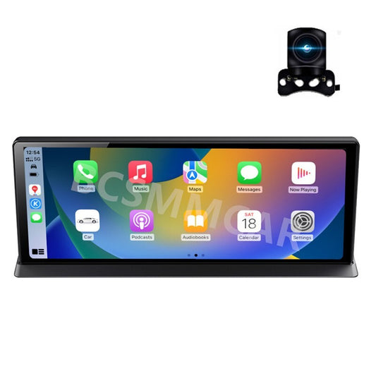 4K Dual Lens Car Dash Cam For Carplay Android Auto DVR WIFI W/Rearview Camera