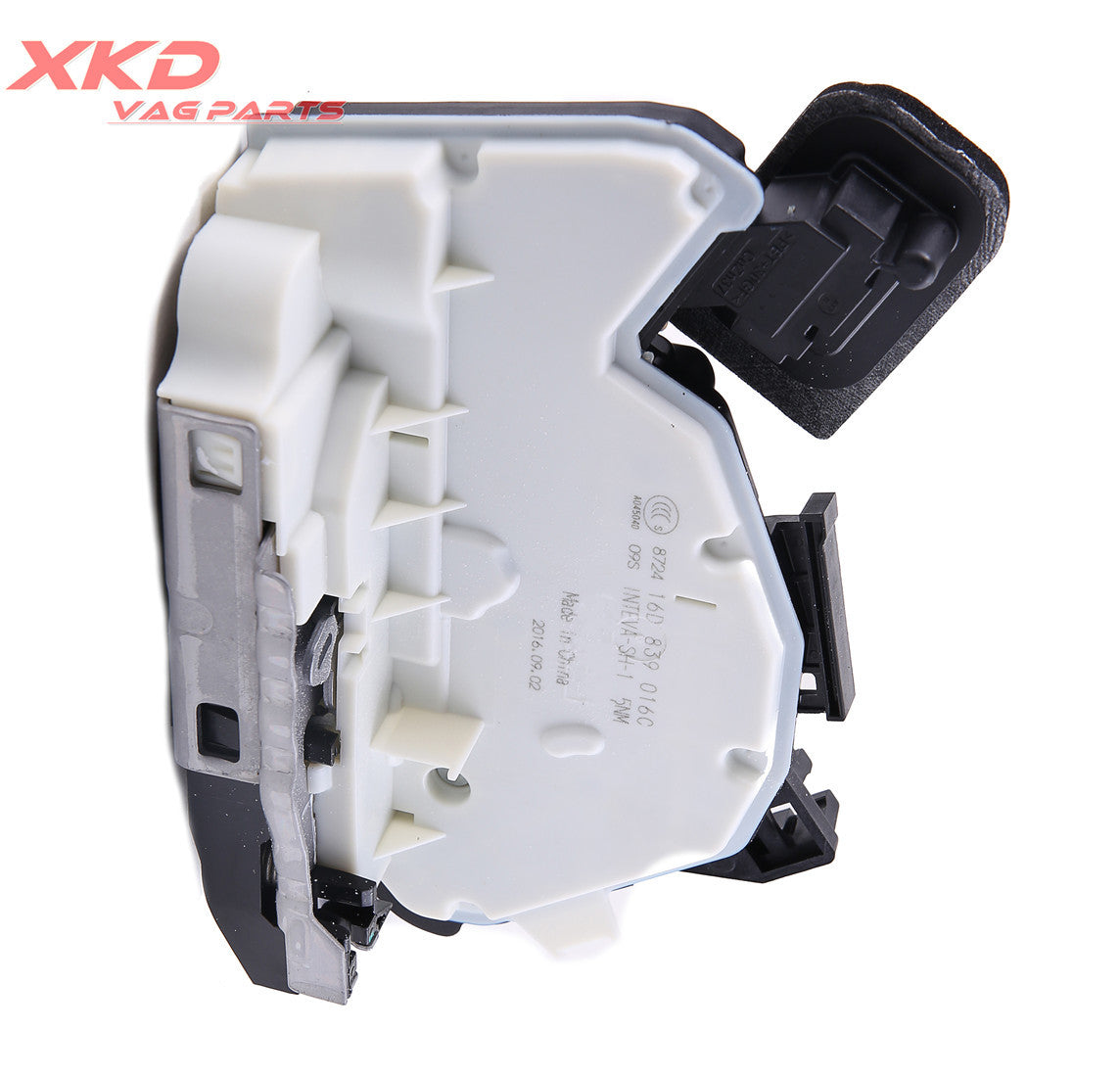 The right rear door latch actuator is suitable for Volkswagen E- for Golf , for Golf MK7, MK6, for Jetta , and for Passat .