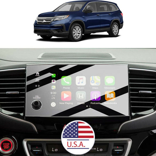 Car 8 GPS Anti-Explosion Tempered Glass Screen Protector for Honda Pilot 19-21