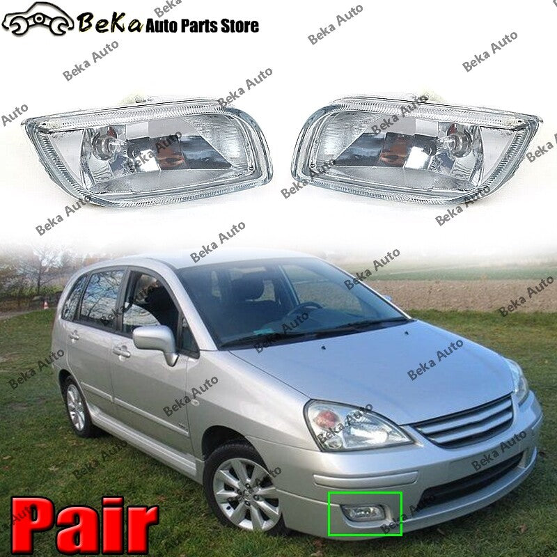 1 pair of for Suzuki Aerio/Liana 2004 2005 2006 2007 - 2012 front bumper fog lights