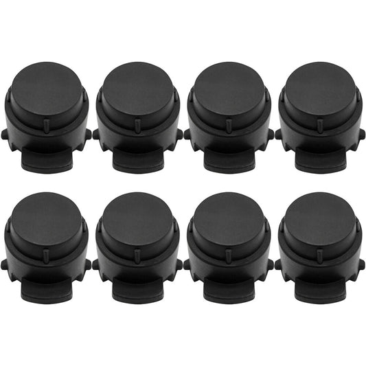 8Pcs Parking Sensor Blind Cover Black for Mercedes C300 CLS450 E450 GLC63 GLS580