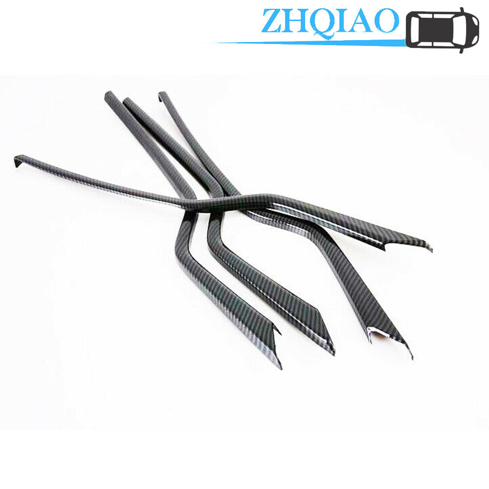 Carbon Fiber Looks Interior Door Decorative Strip Trim Fit for Tesla for Model S 2013-21