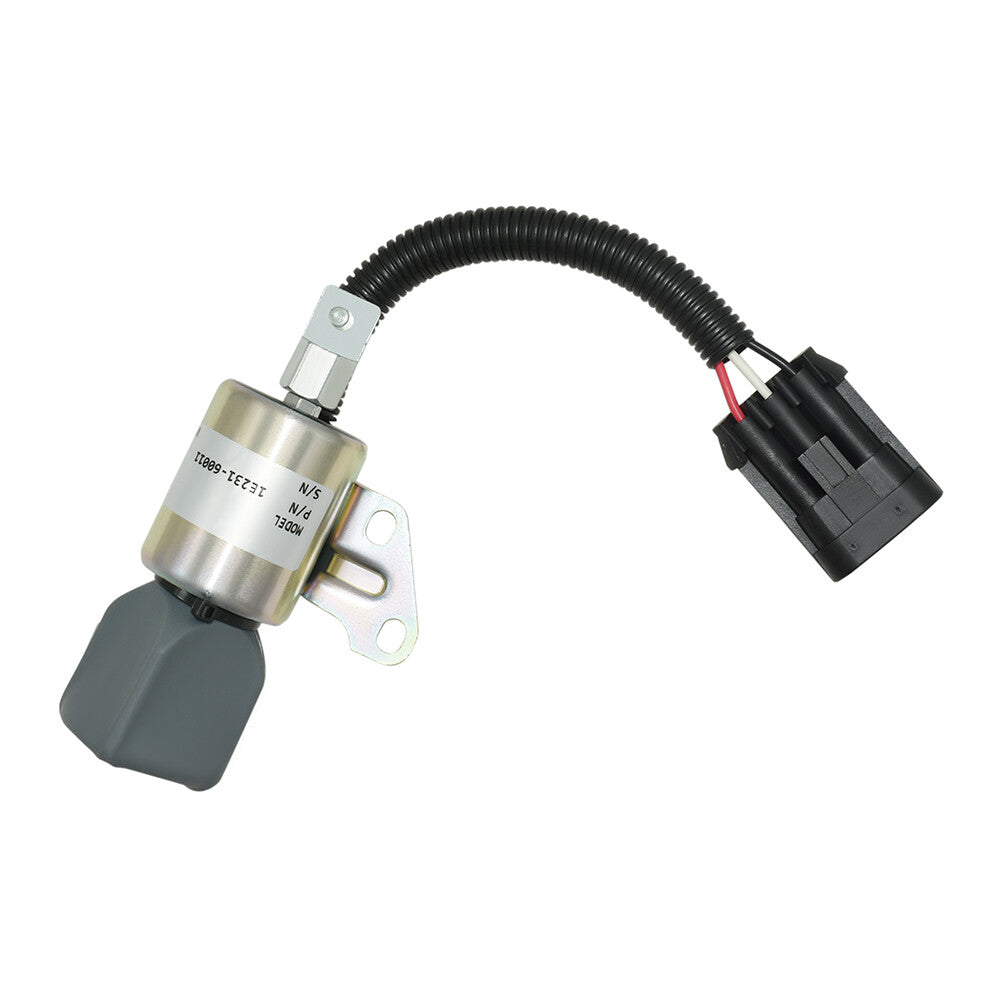 Fuel Shut Down Solenoid 1E231-60011 SA-4899-12 For Kubota Tractor B M V2203 D722