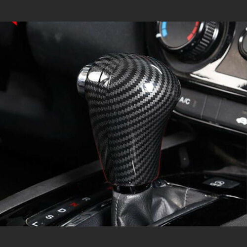 2Carbon Fiber ABS Inner Gear Shift Knob Cover Trim for Honda HR-V HRV 2016-2022