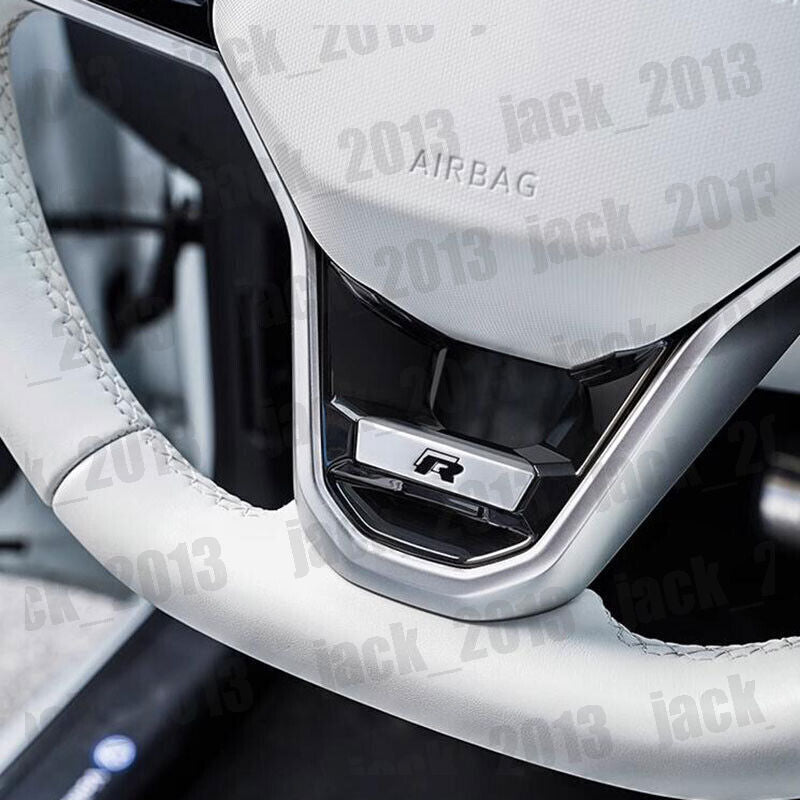 ABS R Style Inner Steering Wheel Cover Trim for Volkswagen for VW ID.3 ID3 2021-2024