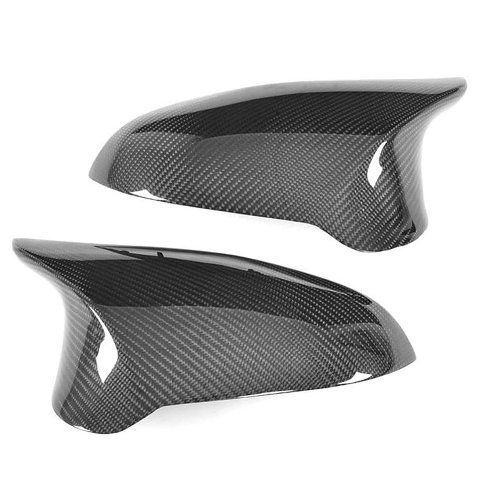 Carbon Fiber Add-on Side Rear Mirror Cover Cap for BMW 2015-19 F82 M4 F80 M3 New