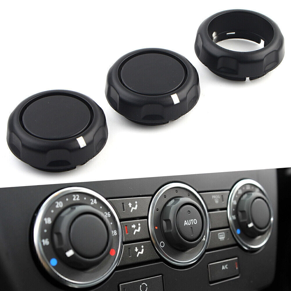 3x Air Condition Control Volume Knobs Fit 2007-15 2008 for Land Rover Freelander 2