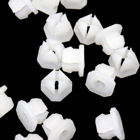 35 Nylon Trim Screw Nuts 5/16 Square Hole Plastic Grommets For GM 3893980 347347