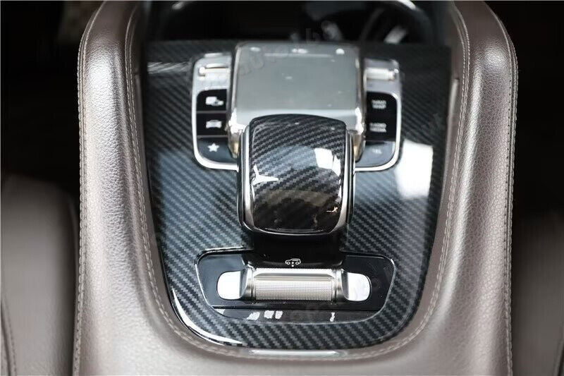 4Carbon Fiber Gear Shift Panel Cover Trim Kit for Mercedes-Benz 2020-23 GLE-SUV
