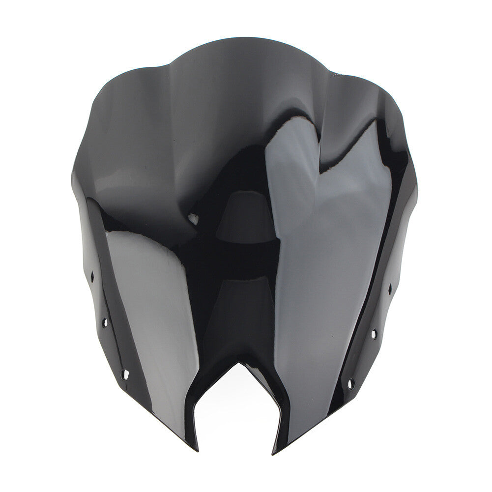 Windshield Windscreen Wind Screen Wind Shield for YAMAHA FZ-6R 2009-2015 Black