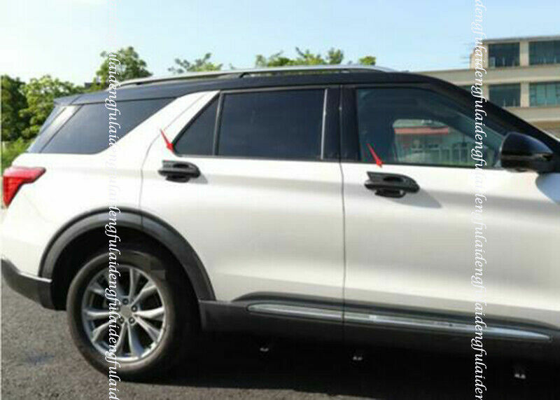 8PCS for Ford Explorer 2020-22 Gloss Black Car Door HandleDoor Bowl Trim Cover