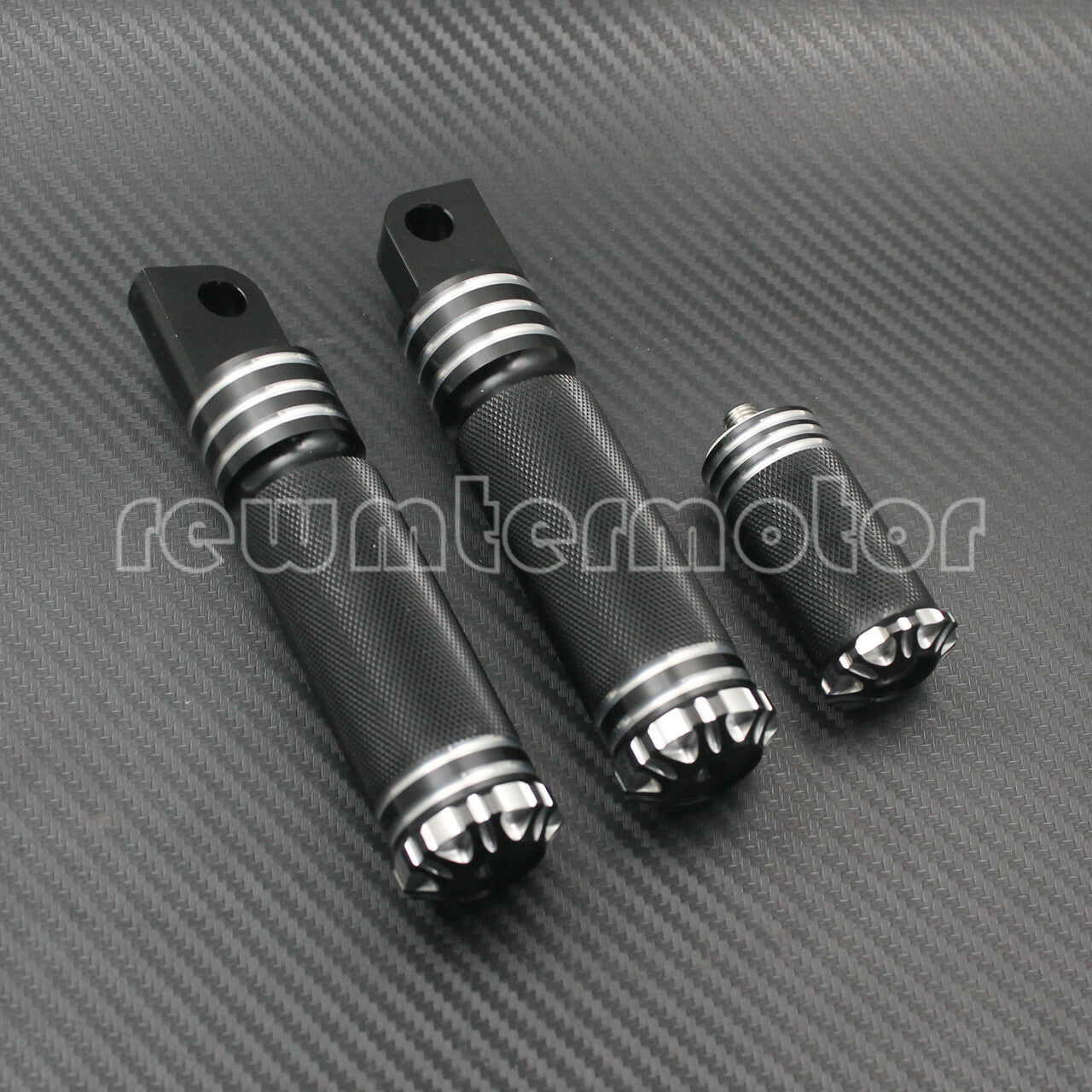 Motocycle Footrest Foot Pegs + Shifter Peg Fit for Harley Sportster Touring