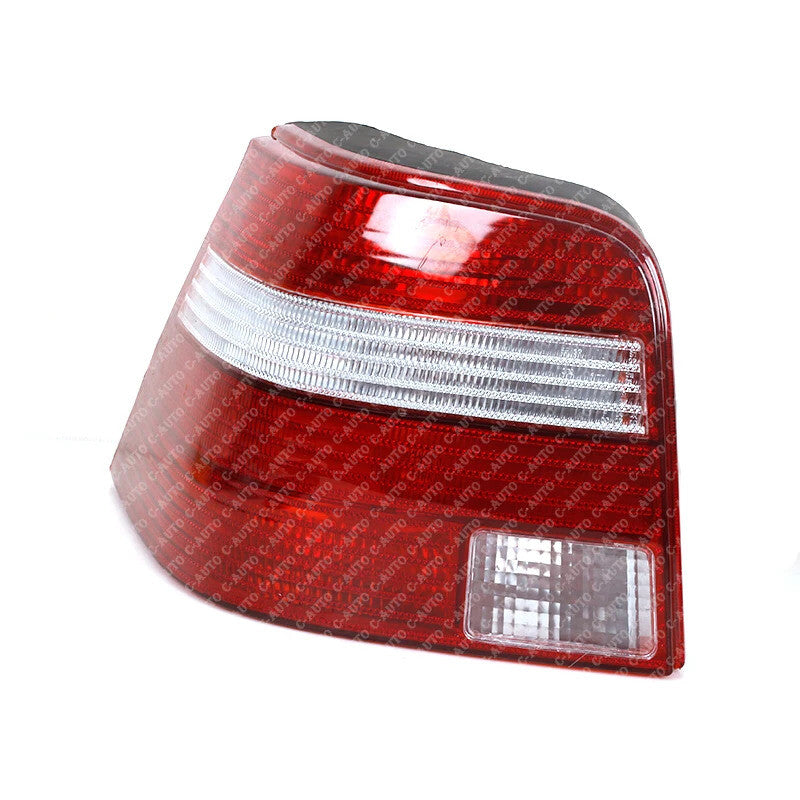 The left rear taillight has no bulb and is applicable to for Volkswagen for Golf 4 MK4 models from 1998 to 2005.