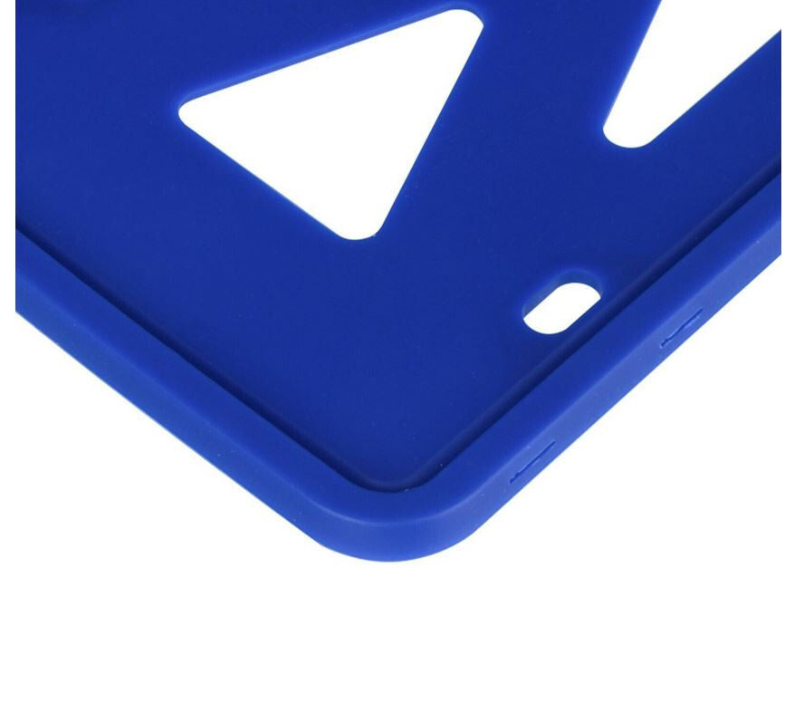 piece car license plate frame cover cap trunk blue silicone suitable  for ford