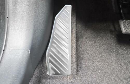 for Toyota for Corolla Cross 22-2024 Non-slip Footrest Pad Pedal Cover Silver Steel