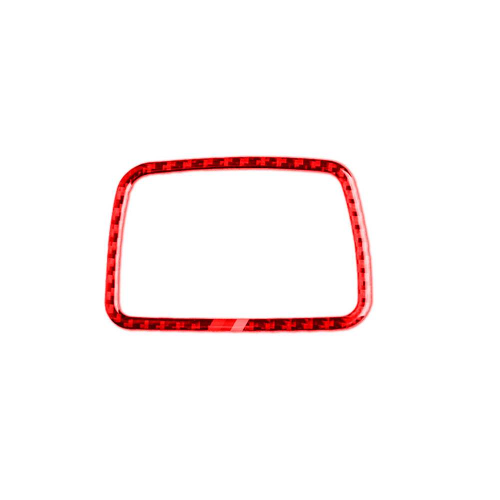 Red Carbon Fiber Ashtray Decorative Cover Trim for BMW 5 Series F10 2011-2017