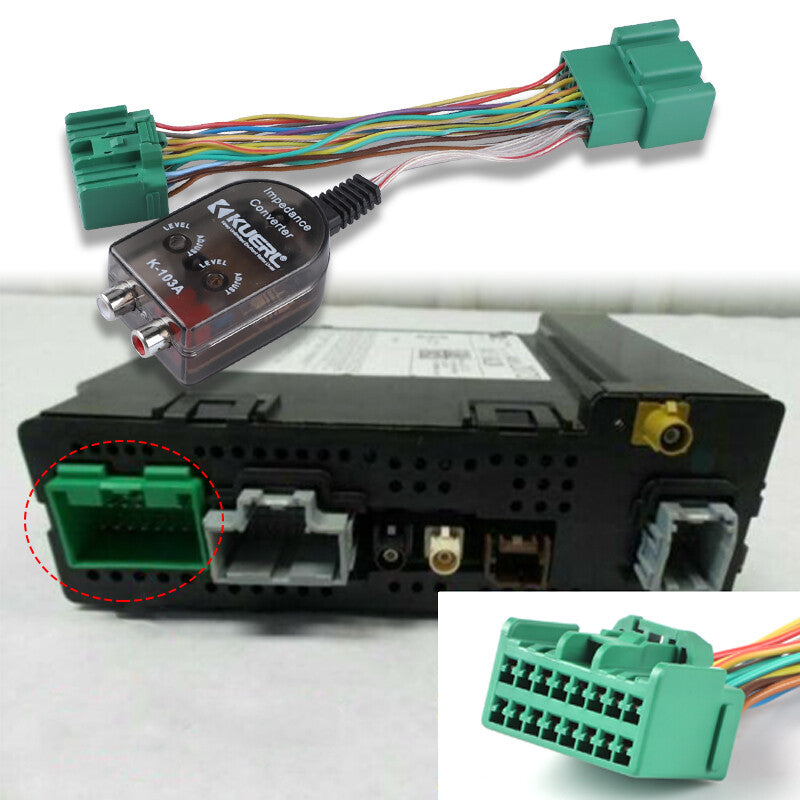 Radio Adapter Add An Amp Amplifier Interface for Chevrolet Camaro for GMC for Sierra NEW