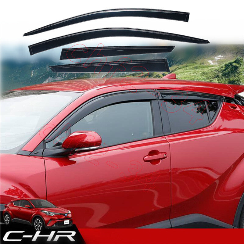 for Toyota C-HR 2018-2023 side Window Wind Visors Sun Rain Guard Vent Deflectors