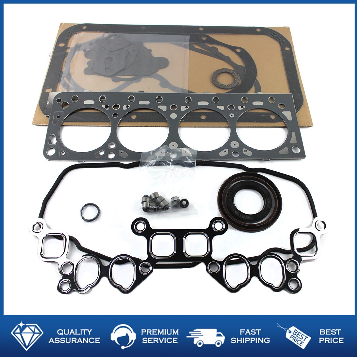 K21 K25 Engine Full Gasket Kit Set Fit for Nissan Forklift 10101 LPG TCM Komatsu
