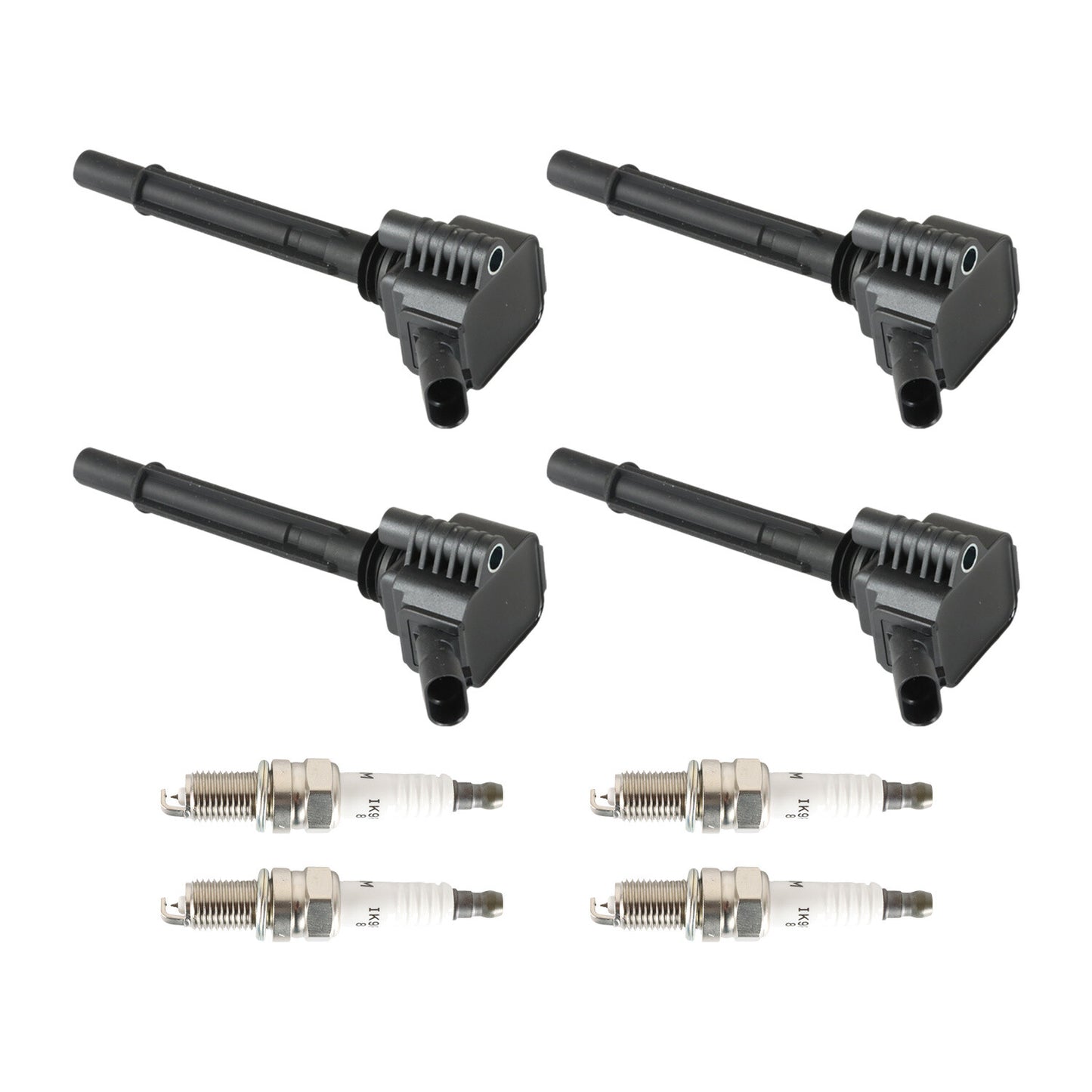 4pcs Ignition Coils Iridium Spark Plug for 2013-16 for Dodge Dart UF673+93618 1.4L