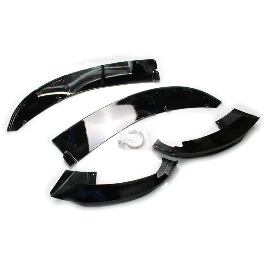 US Gloss Black Car Front Bumper Lip Spoiler For 2014-20 for BMW F32 F33 F36 4 Series