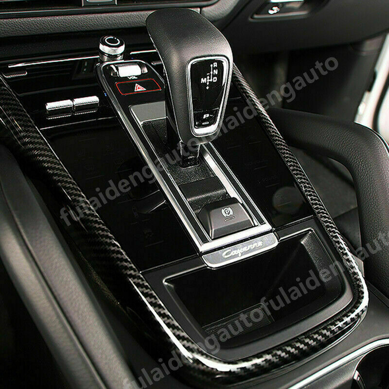 for Porsche for Cayenne 2019-2023 Inner Console Gear Shift Box Moulding Trim Covers