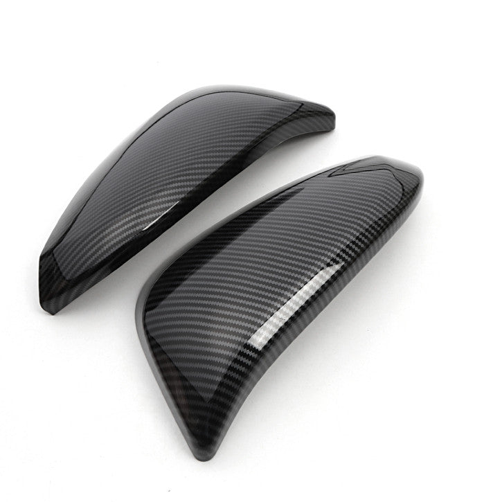 for Toyota Highlander 2014-19 Carbon Fiber Look Side Mirrors Rearview Trim Cover