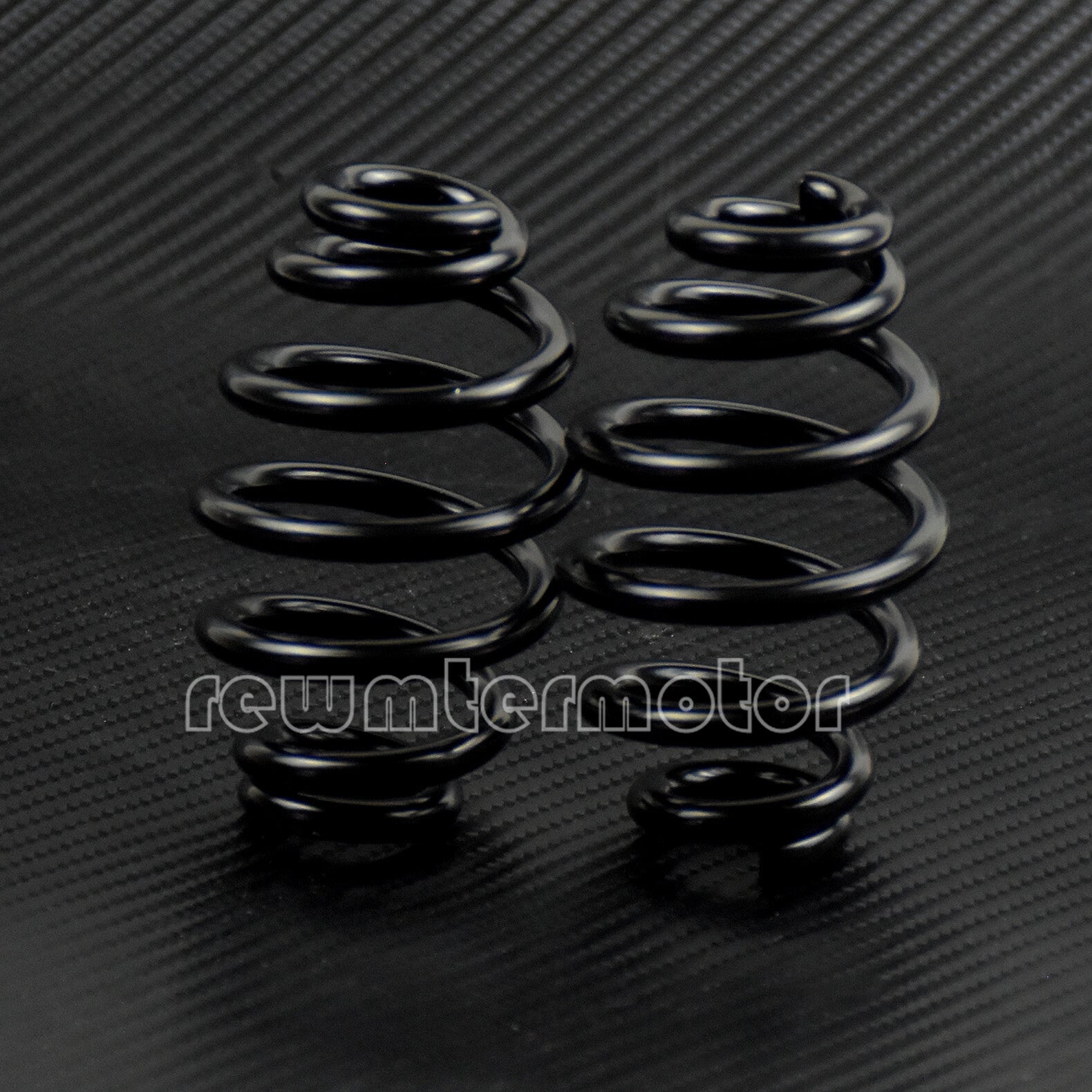 Black 3 Solo for Seat Springs Fit For Chopper Bobber Softail Cafe Racer 1 Pair
