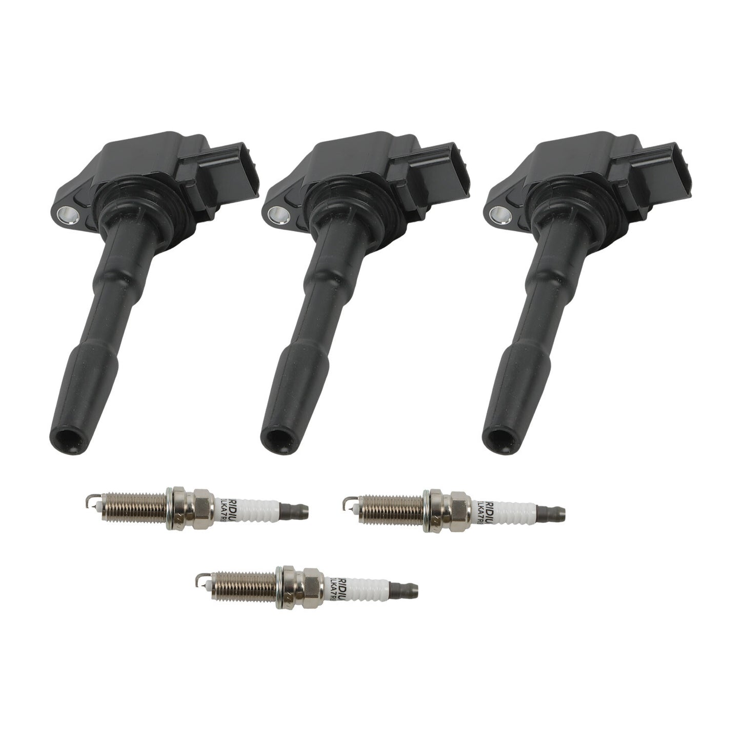 3PCS Ignition Coils+ Iridium Spark Plugs for Fortwo 2016-2017 UF808+91121