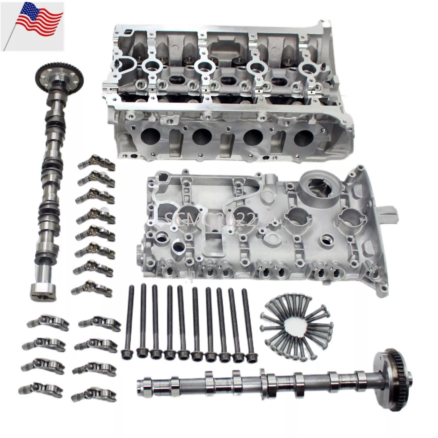 Cylinder Head Assembly w/Camshafts Valve Bolts for AUDI A4 A5 Q5 2.0T 06H103064N