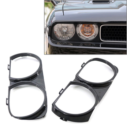 Front Lamp Headlight Bezel Trim Fit for Dodge for Challenger 15-21 68259052AB CH2511101