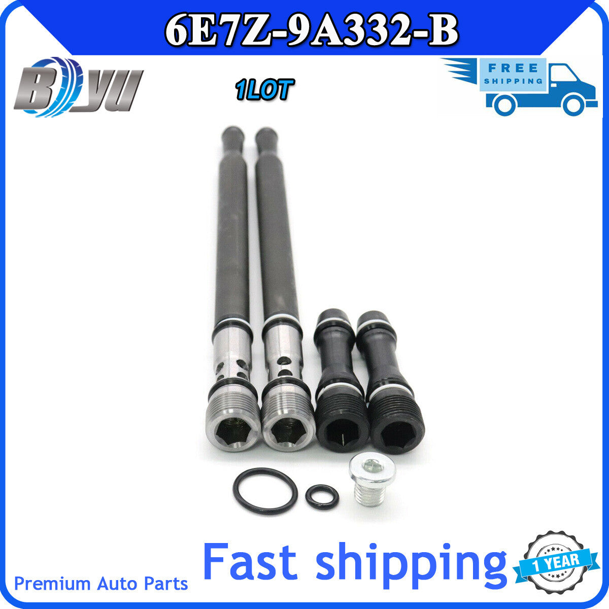 Suitable for Ford F-350 Diesel 04-10 6.0L 1LOT Plug Kit Fuel Supply Pipe 6E7Z-9A332-B