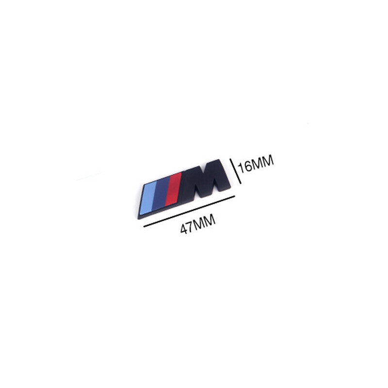 for BMW M Series Trunk Emblem Lettering Decal Badge fender sticker Set Black