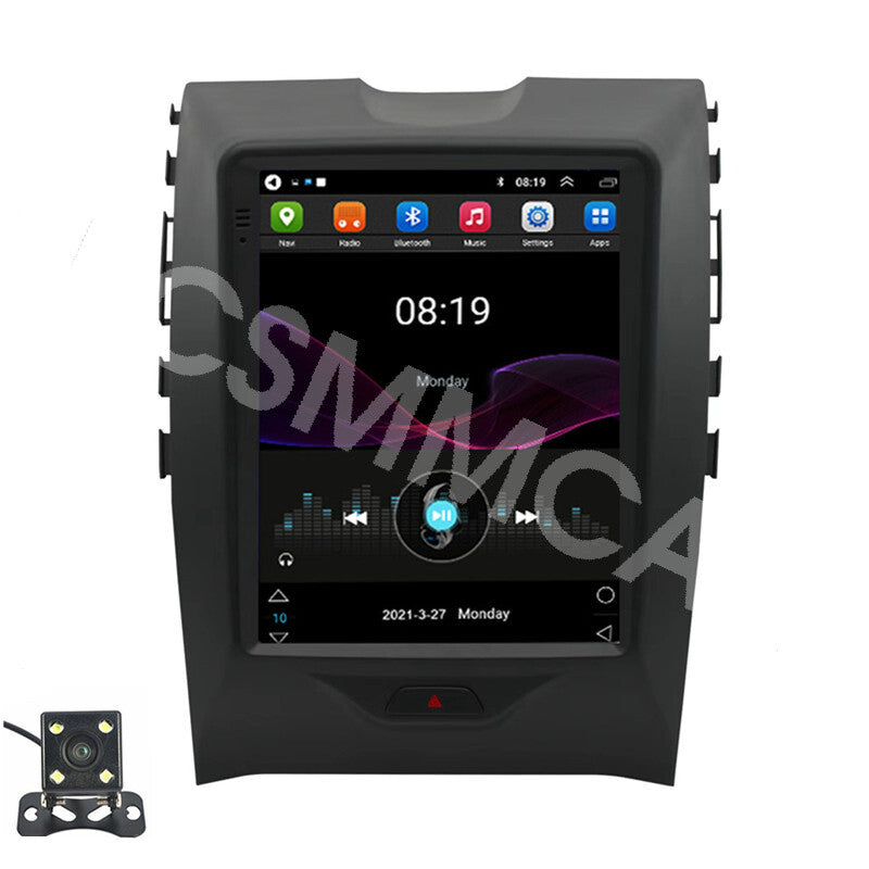 Car MP5 Player GPS Navi Stereo Radio 2+32G Fit for Ford Edge 2015-2022 W/Camera