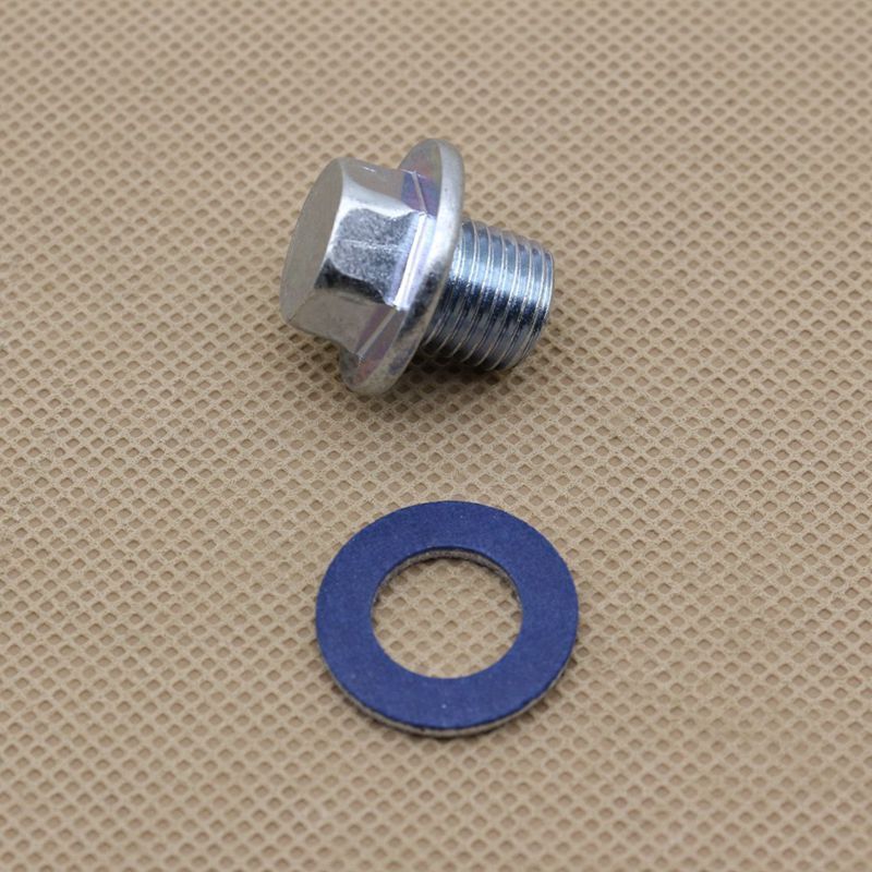 Engine oil pan drain plug and gasket kit 9034112012 + 9043012031 for Toyota for Lexus