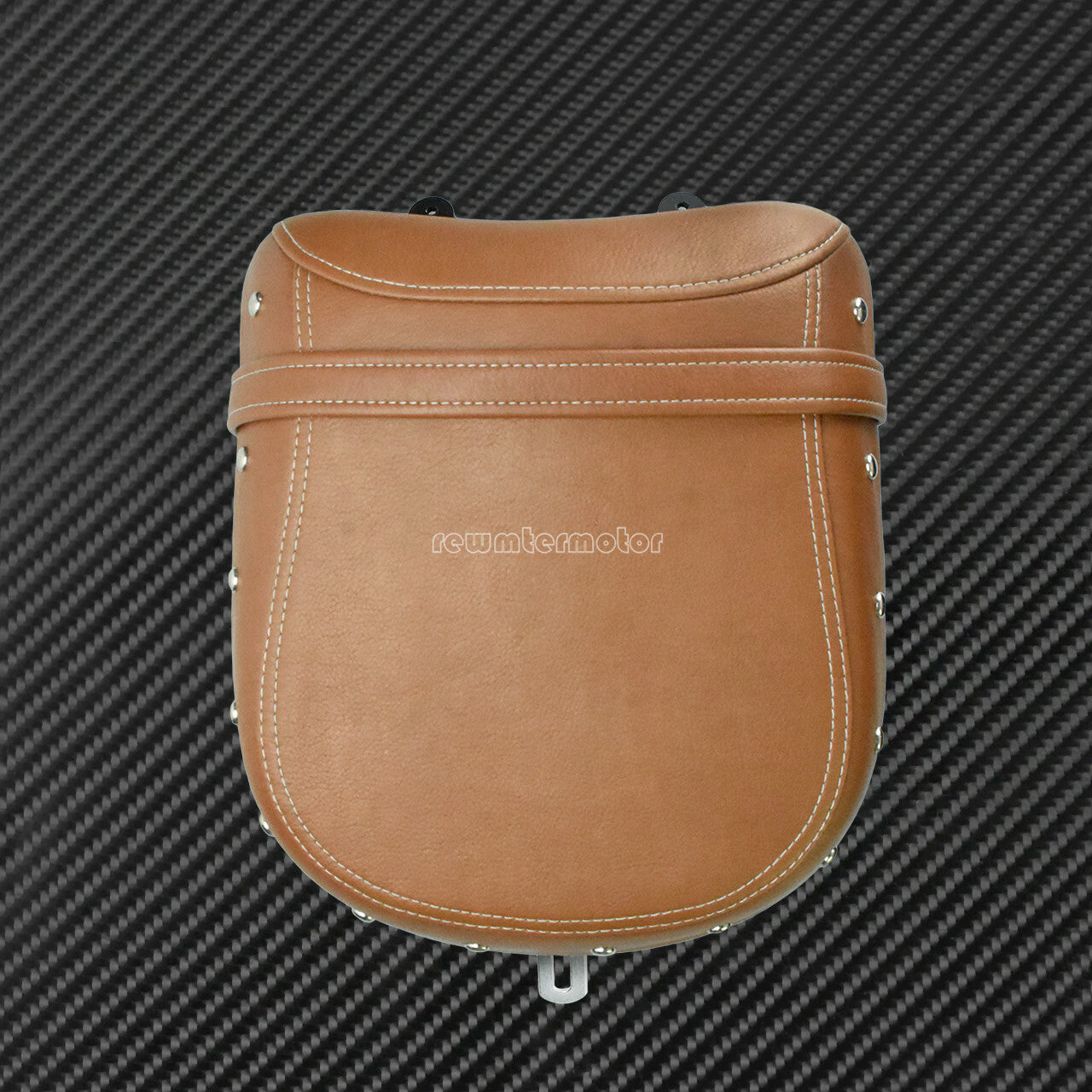 Brown Rear Passenger for Seat Pillion Pad Fit For Indian Chief Dark Horse Roadmaster