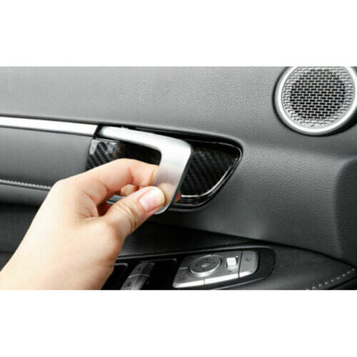 for Hyundai Sonata 2020-2023 Carbon Fiber ABS Inner Door Bowl Cover Trims