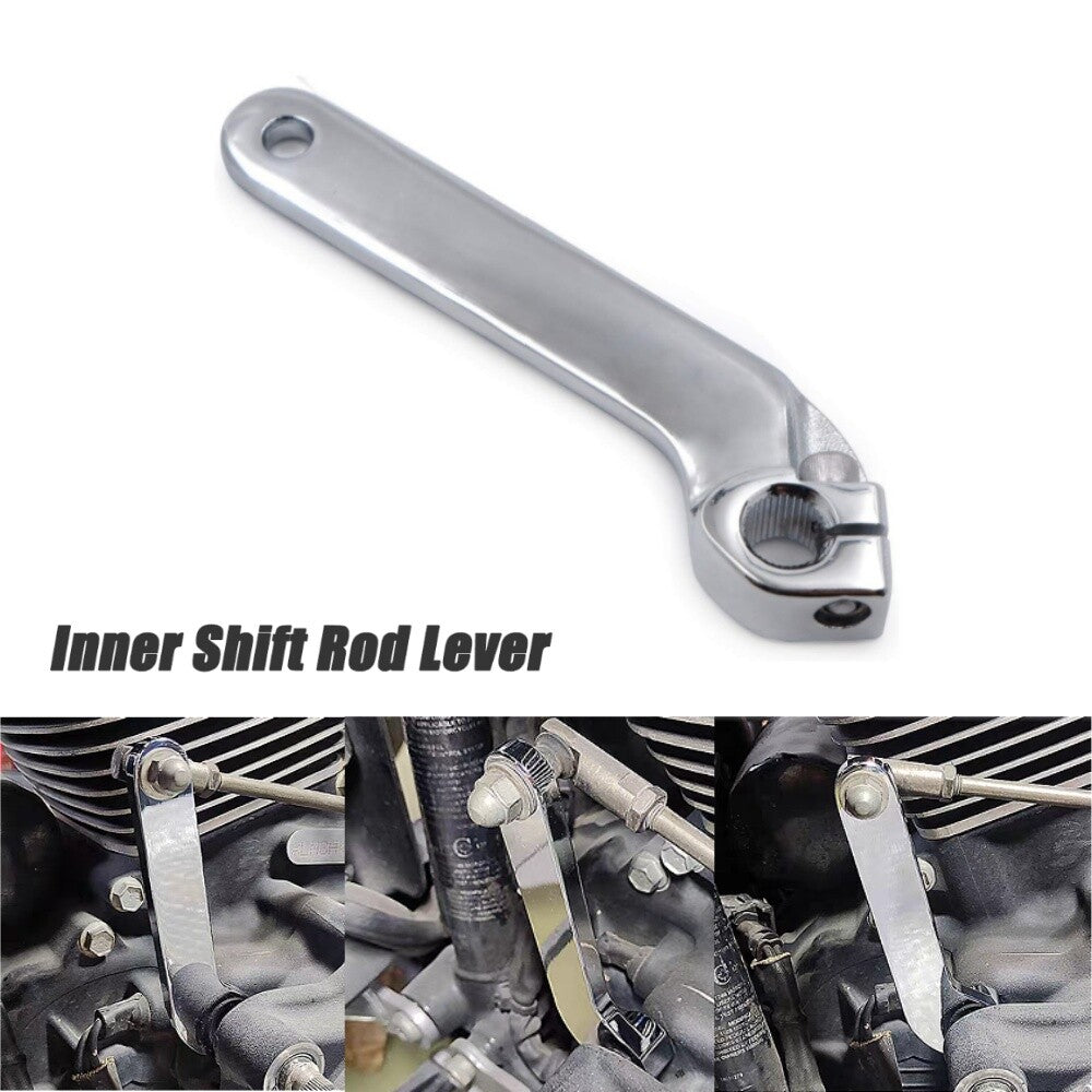 Inner Shift Rod Shifter Lever Bracket Chrome for Harley 84-16 FLT/FLHT/FL Trikes