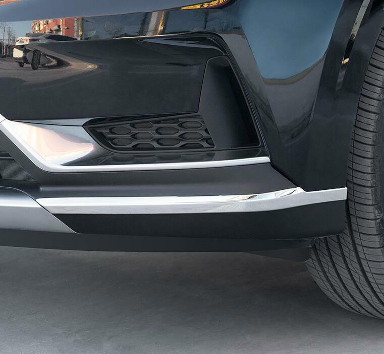 for Kia Carnival 2022-23 Front+Rear Bumper Bottom side Protector Cover Chrome 4x