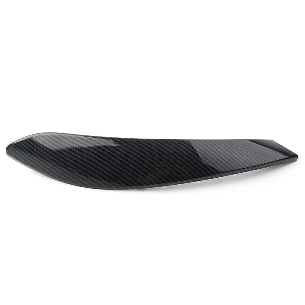 1x Carbon Fiber Left Inner Door Handle Panel Cover Trim for BMW 3 4 Series 3GT